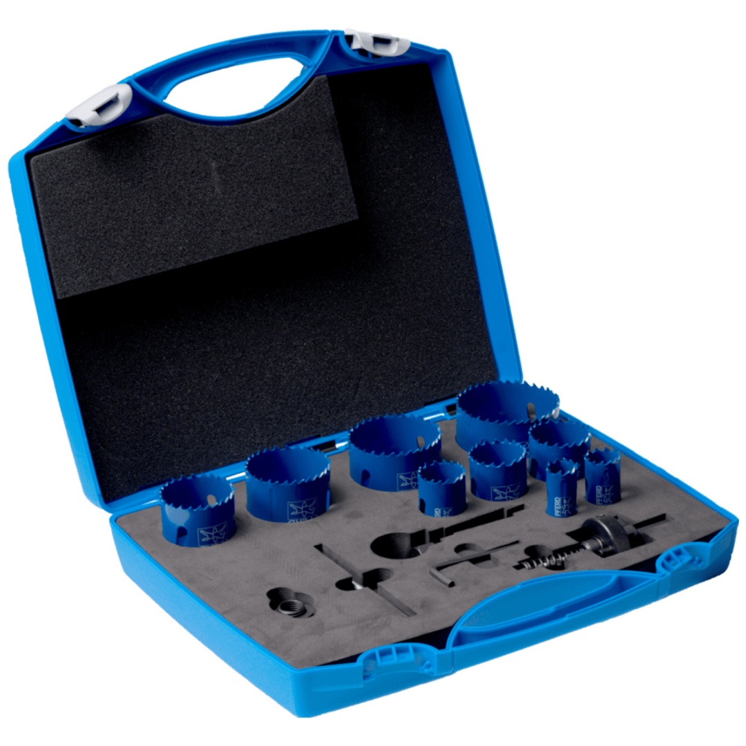PFERD TOOLS Bi-Metall Lochsägen Set Co8/M42 14-tlg. für Monteure