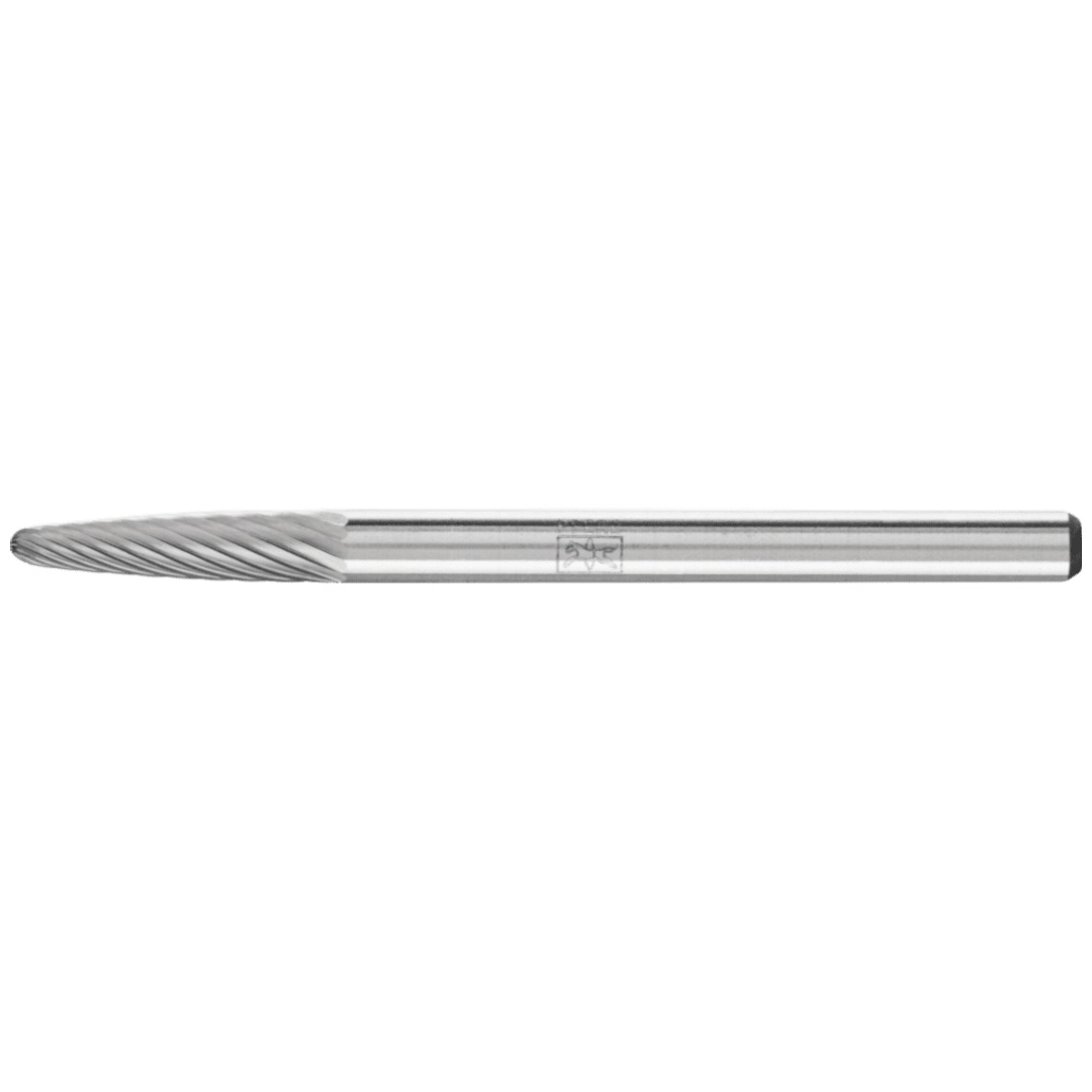PFERD TOOLS Hartmetall Frässtift Rundbogen RBF Ø 03x13 mm Schaft-Ø 3 mm Z5 universal fein