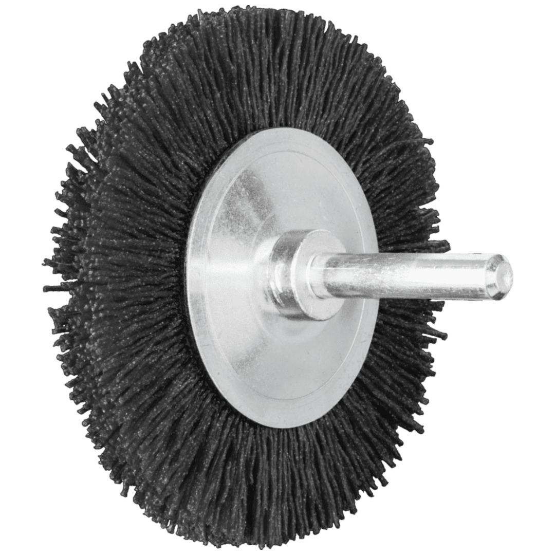 PFERD TOOLS Rundbürste ungezopft RBU Ø 70x8 mm Schaft-Ø 6 mm Keramik-Filament-Ø 0,55 mm Korn 120