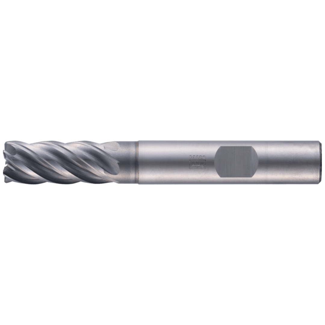 PFERD TOOLS VHM-Fräser Ø12mm, 5 Schneiden, 2xDC, Radius 0,5mm, AlCrN beschichtet, Schaft HB, Universal