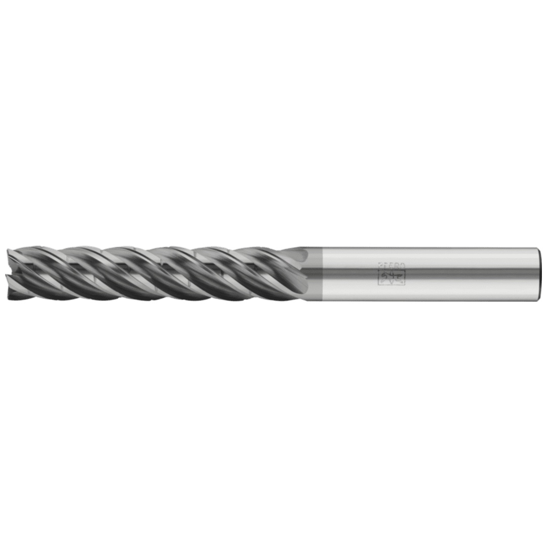 PFERD TOOLS VHM-Fräser Ø16mm, 5 Schneiden, mit Spanteiler, 5xDC, Radius 1mm, AlCrN beschichtet, Schaft HB, Universal