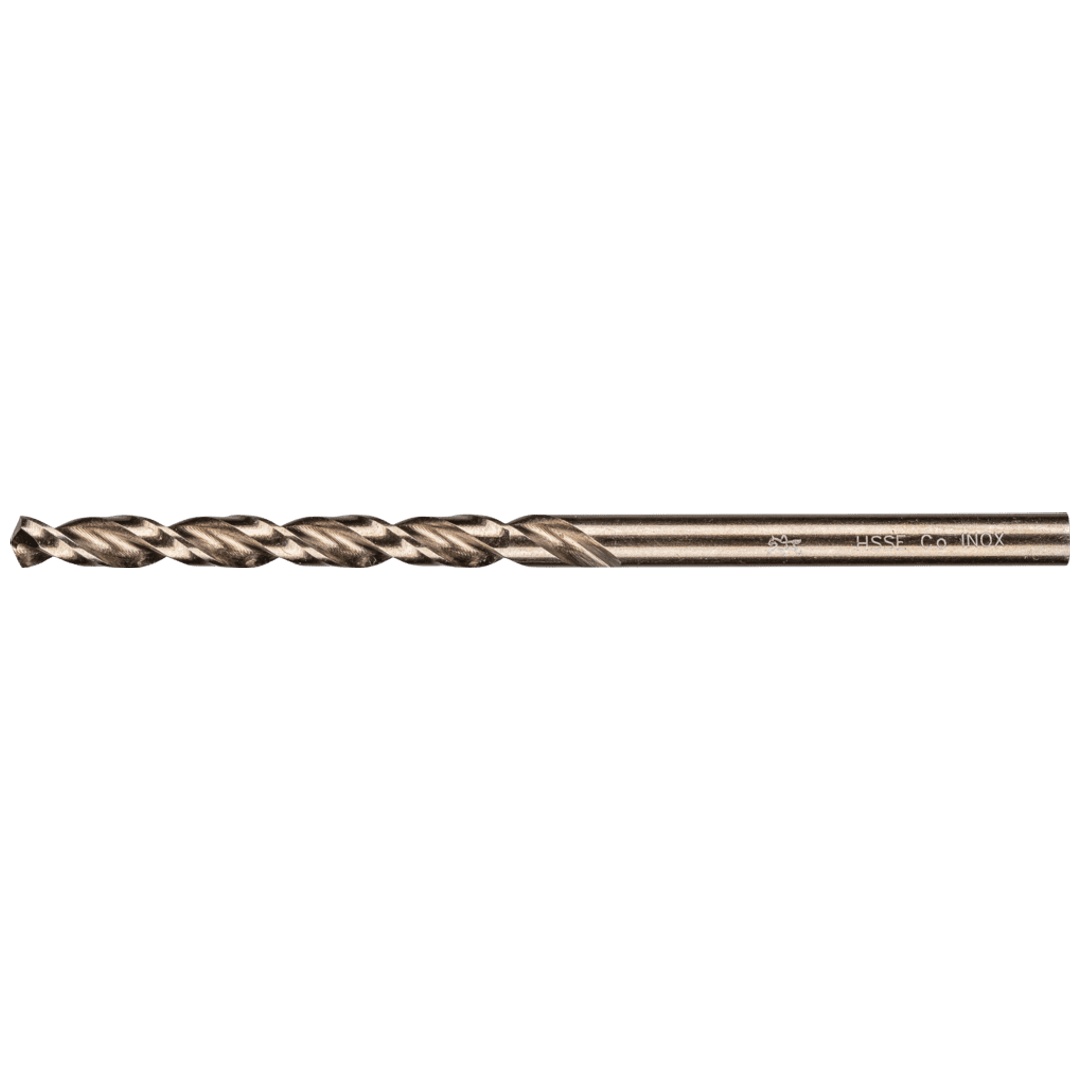 PFERD TOOLS Spiralbohrer INOX Ø 3,6 mm HSS-E Co5 N DIN 1897 135° extrakurze Ausführung für Roboter- und Maschineneinsatz für zähe und harte Werkstoffe