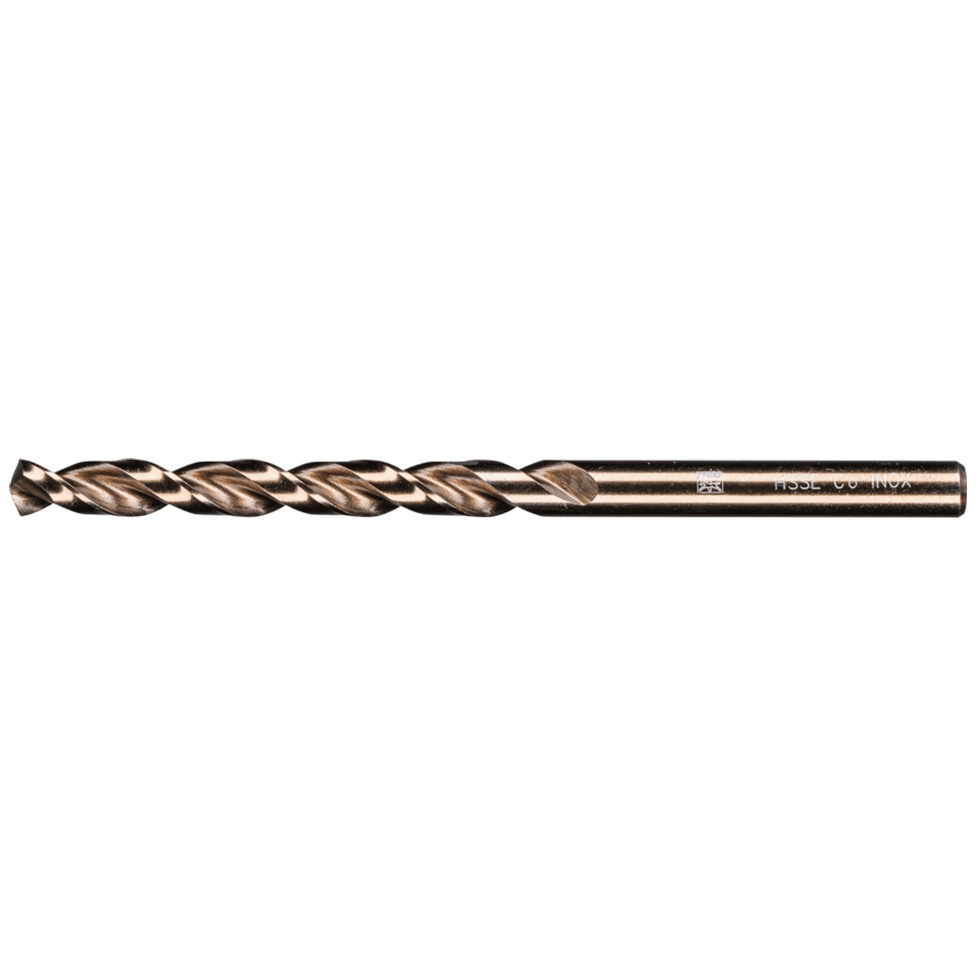 PFERD TOOLS Spiralbohrer INOX Ø 5,3 mm HSS-E Co5 N DIN 1897 135° extrakurze Ausführung für Roboter- und Maschineneinsatz für zähe und harte Werkstoffe