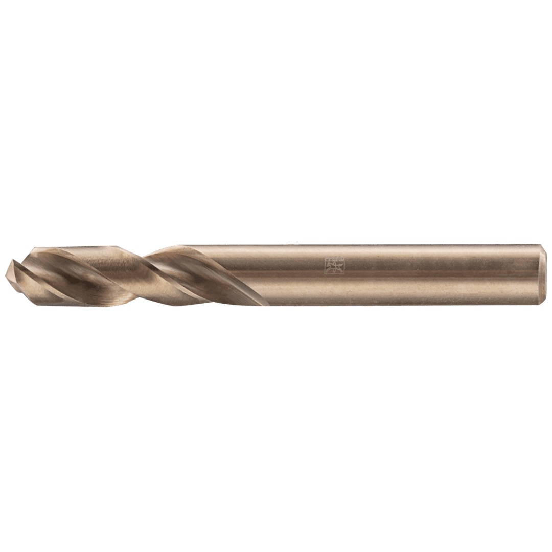 PFERD TOOLS Spiralbohrer INOX Ø 10,0 mm HSS-E Co5 N DIN 1897 135° extrakurze Ausführung für Roboter- u. Maschineneinsatz für zähe und harte Werkstoffe