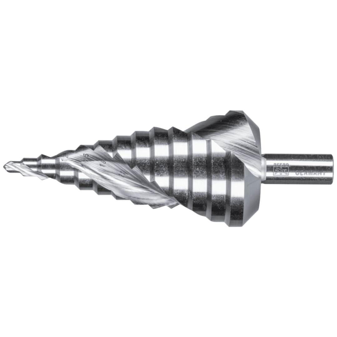 PFERD TOOLS Stufenbohrer HSSE Co5 13 Bohrstufen Ø 4-39 mm 3-Flächenschaft-Ø 10 mm