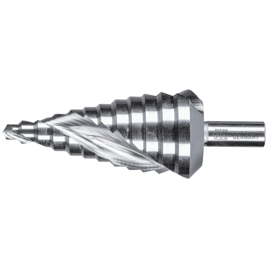 PFERD TOOLS Stufenbohrer HSSE Co5 12 Bohrstufen Ø 6-37 mm 3-Flächenschaft-Ø 10 mm
