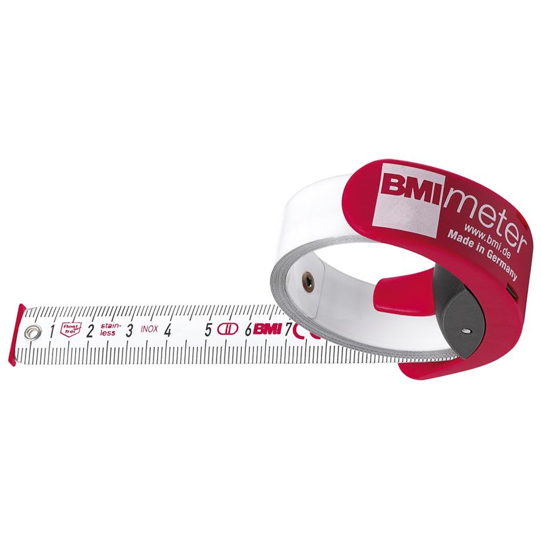 BMI Zollstockmeter 3 m x 16 Stopper und Gürtelclip