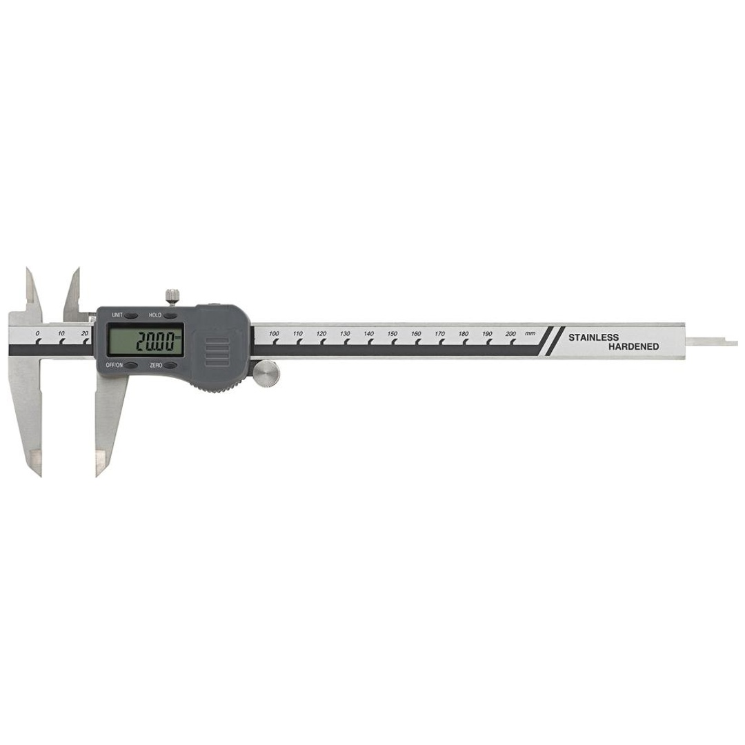 Fortis Digital-Taschenmessschieber 200mm mit Daten ET