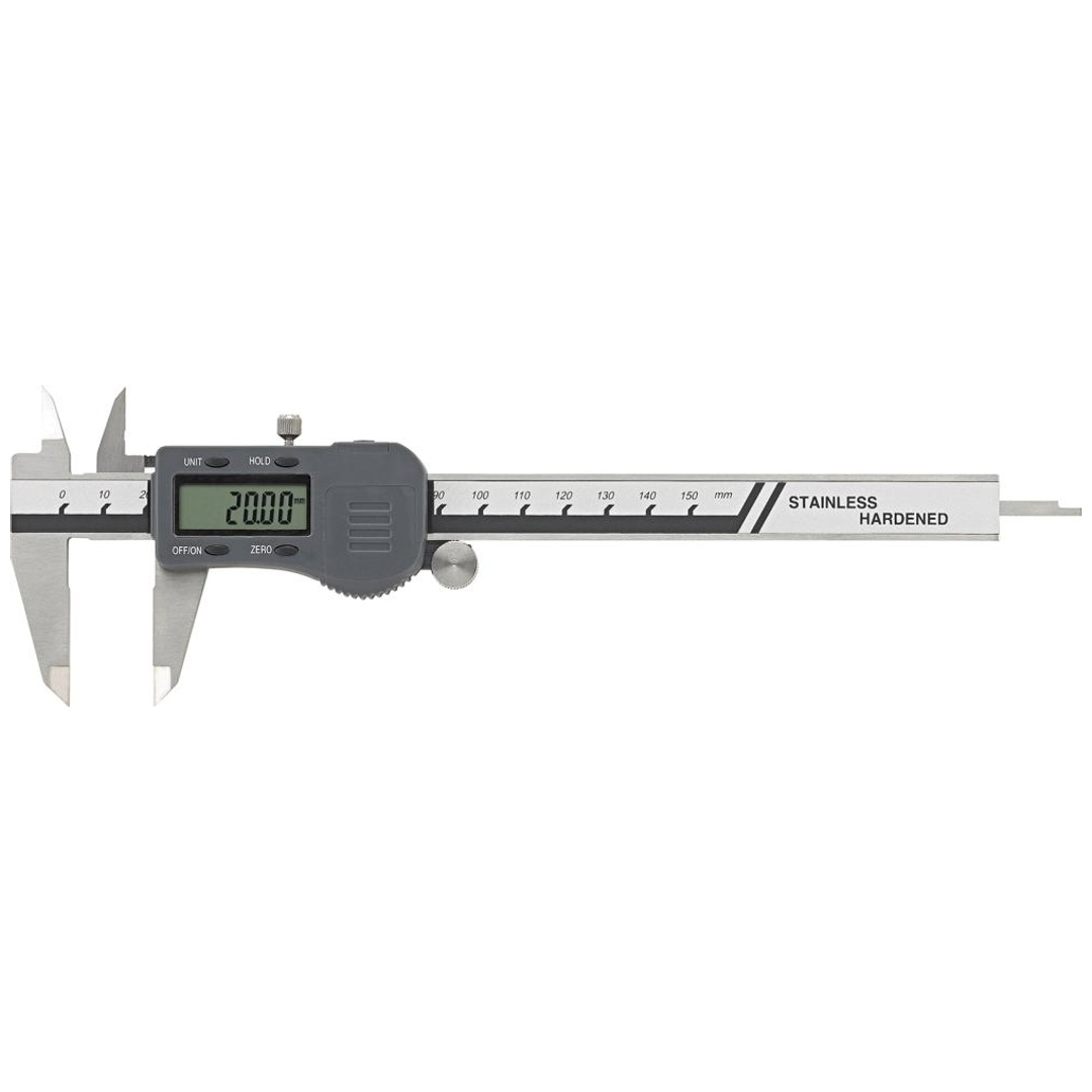 Fortis Digital-Taschenmessschieber 150mm mit Daten
