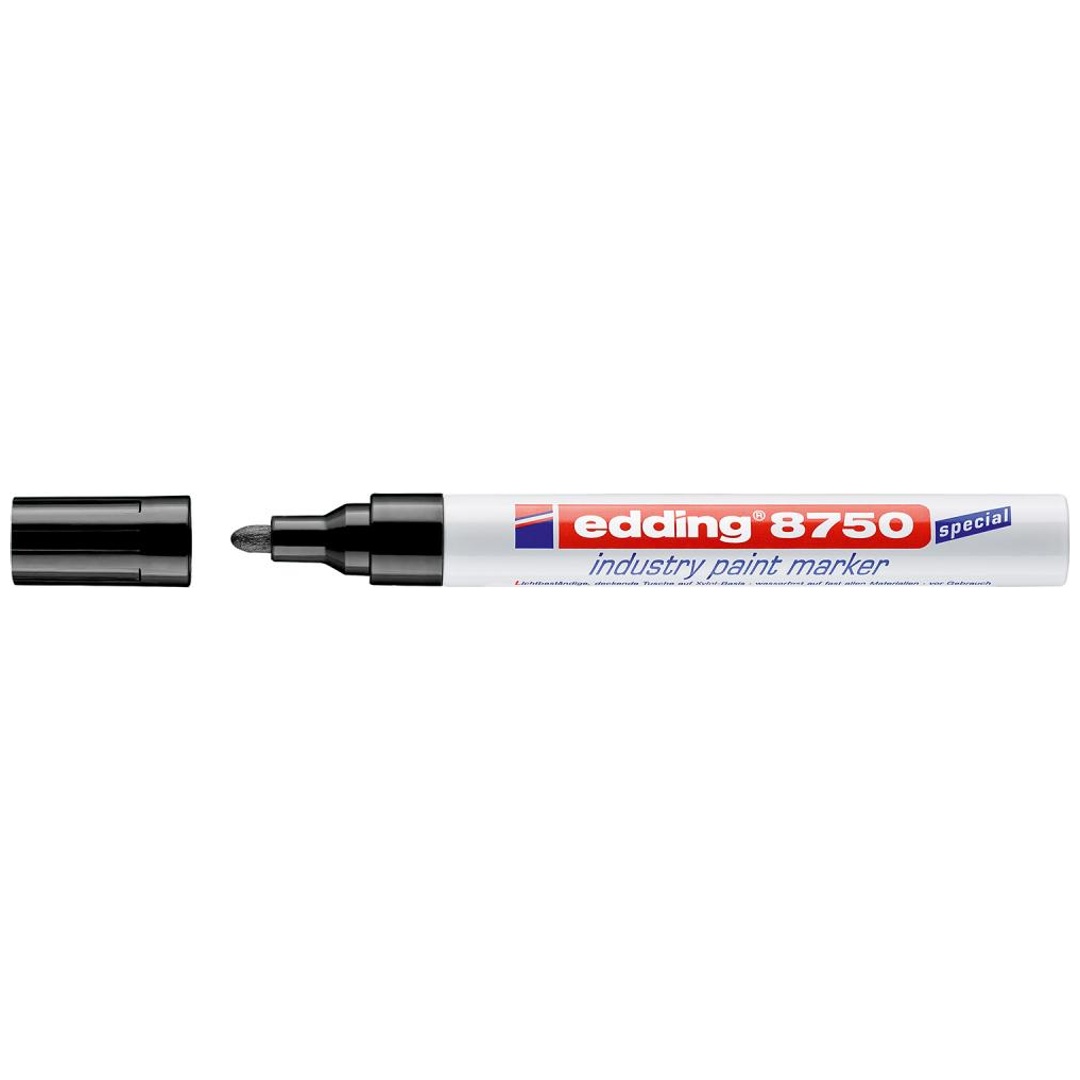 Edding Industrie-Lackmarker 8750 schwarz Strich-B.2-4mm Rundspitze
