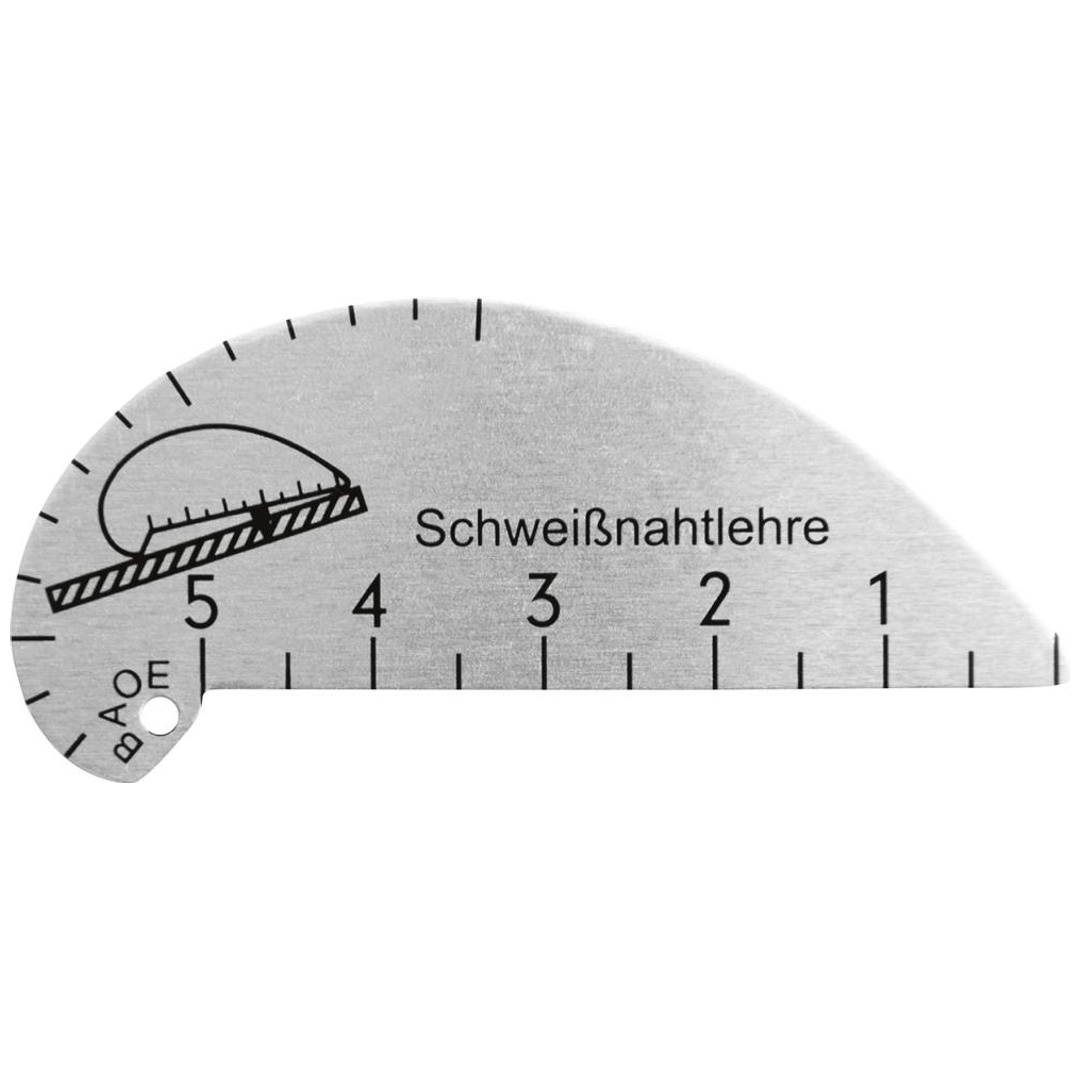 Fortis Schweißnahtlehre kurvenförmig