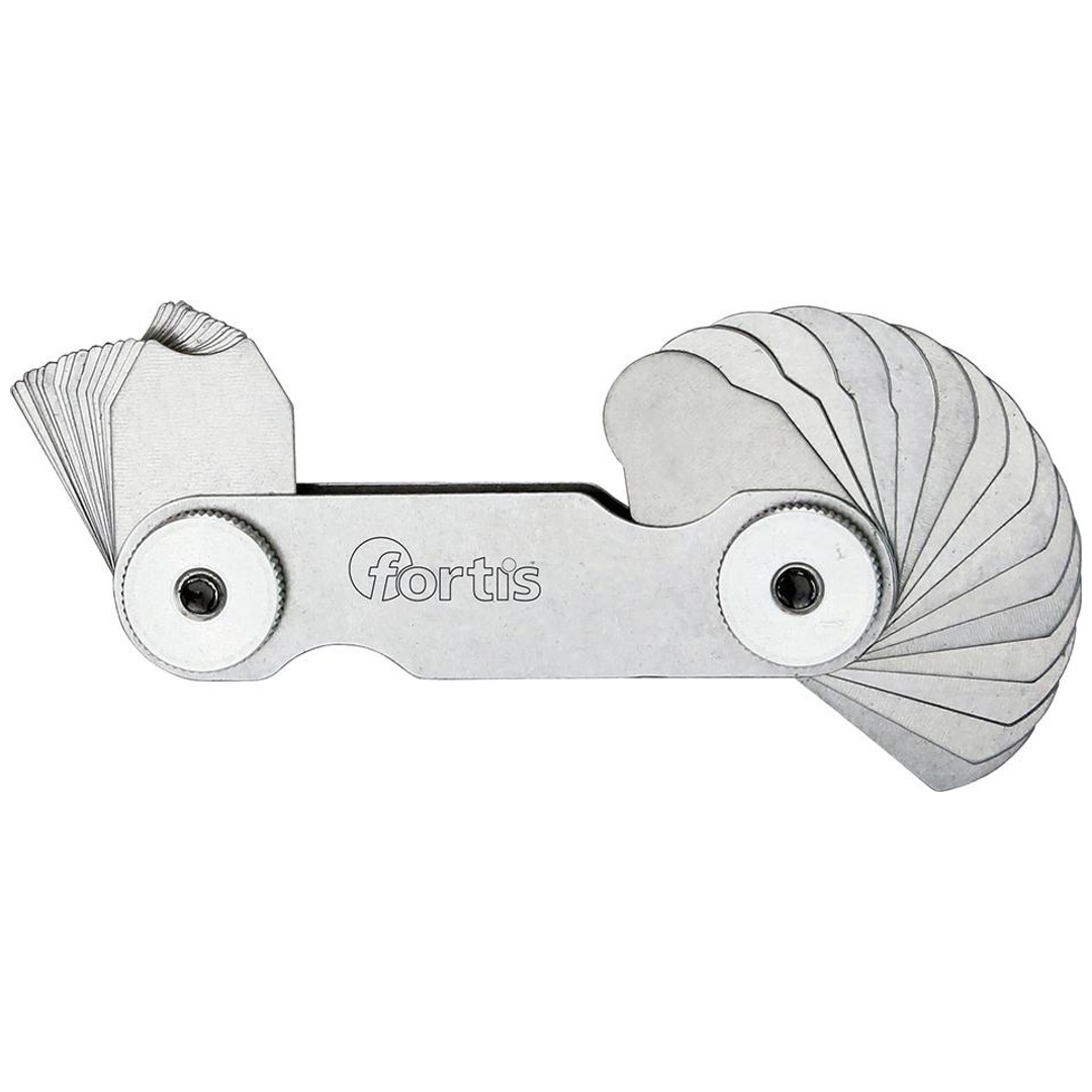 Fortis Radienschablone 16 Blatt 7,5-15,0mm
