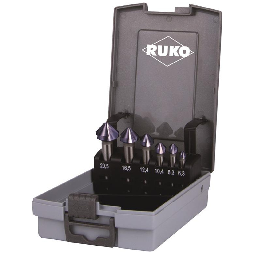 RUKO Kegels.-Stz.D335C HSS 90G 6,3 mm-20,5mm TiAlN