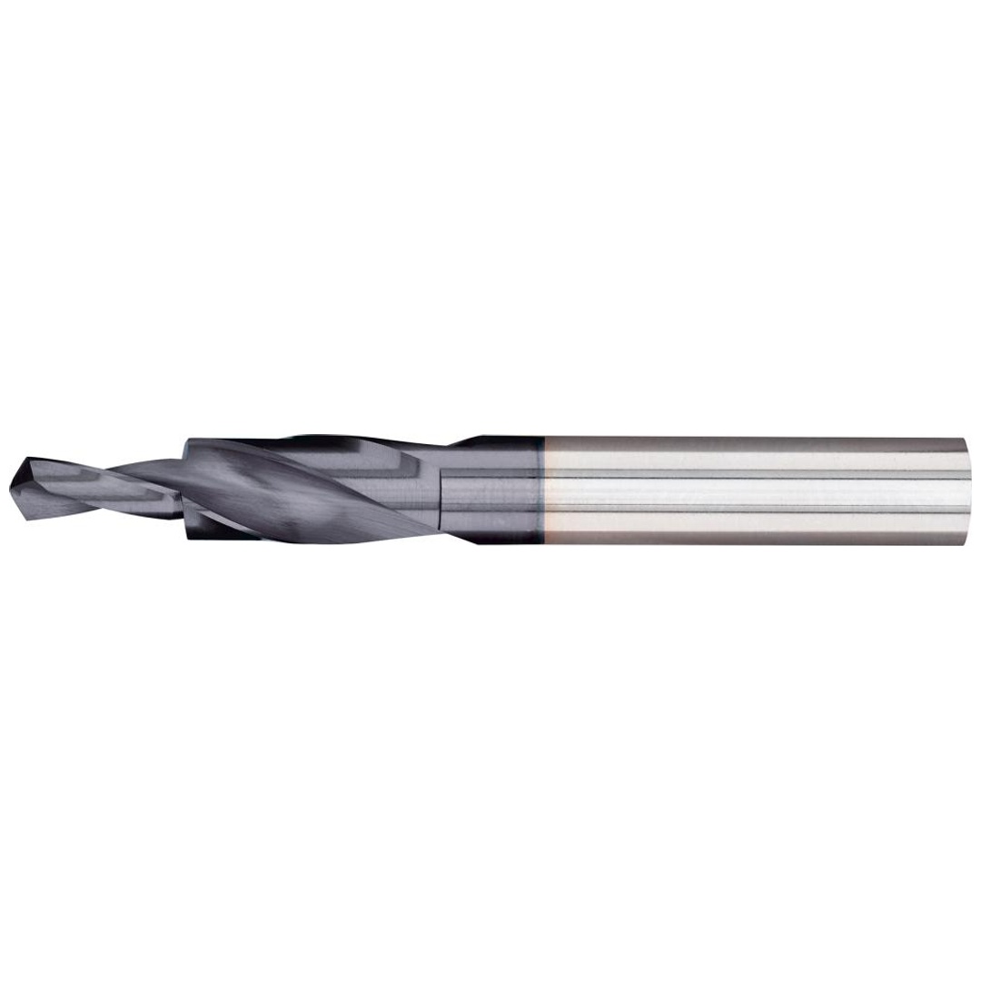 Fortis Kurzstufenbohrer HSS M3 Durchgangsloch 180 Grad TiAlN