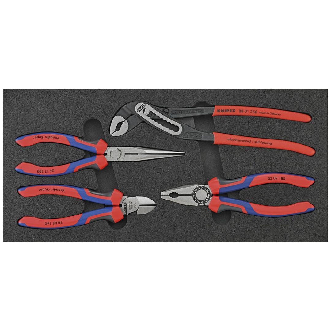 Knipex Werkzeugmodul 1/3 Zangen 4-tlg.