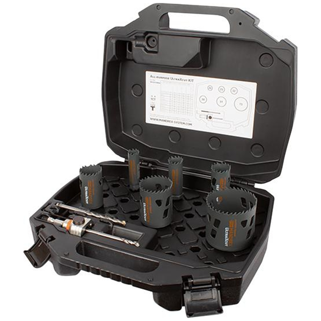 Mandrex Lochsägen Set MXqs All Purpose Ultra Xcut Elektriker D57,64,68, 79,83mm