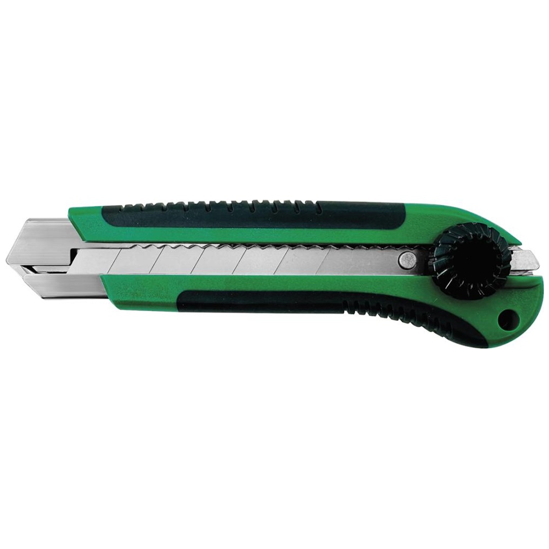 Fortis Cuttermesser Kunststoff 25mm m. 1 Klinge mit Feststellrad