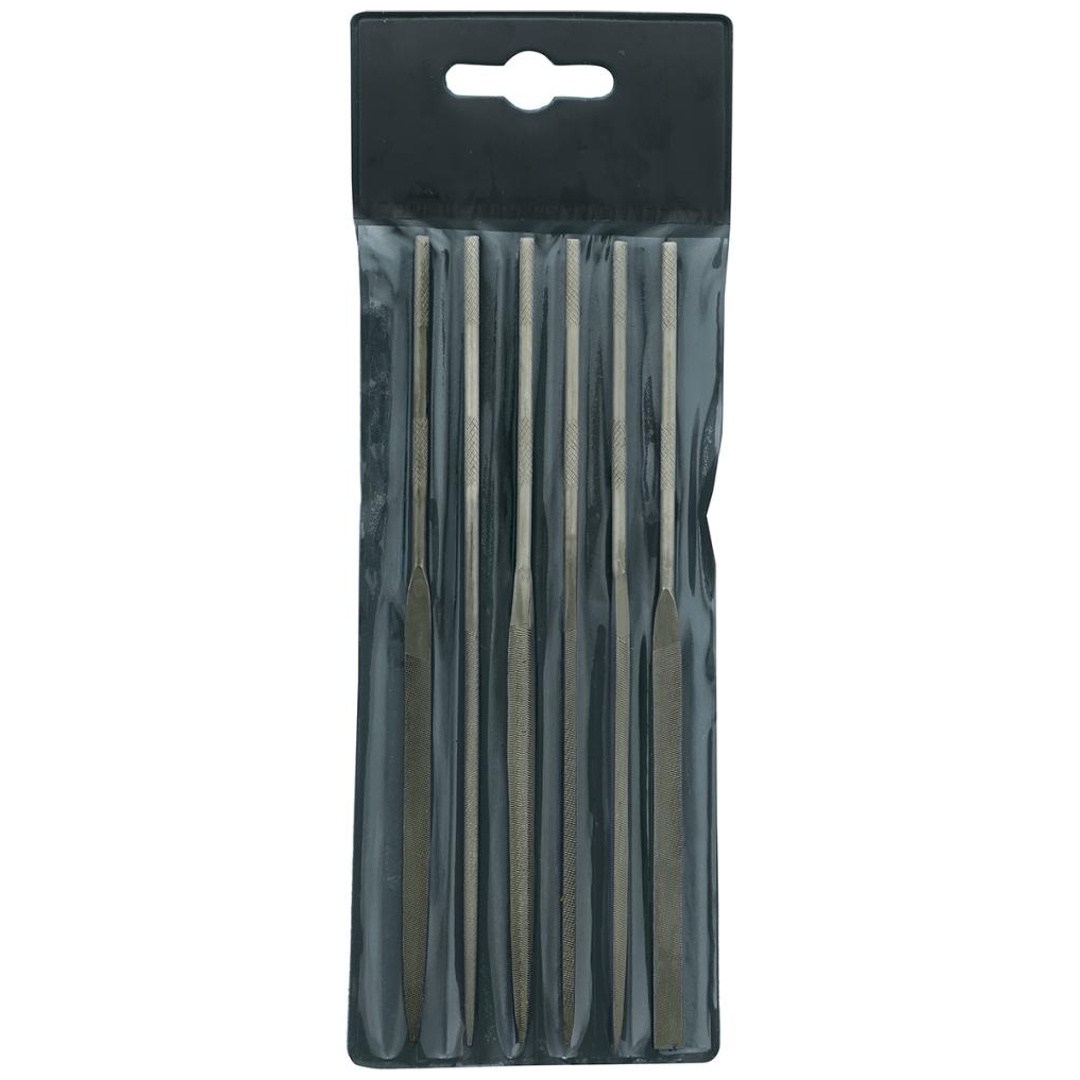 Fortis Nadelfeilensatz 160mm 6tlg., Hieb 2, ohne Heft in Kunststofftasche