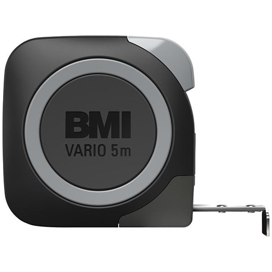 BMI Taschenbandmaß VARIO R 5 m x 16 mm rostfrei mit mm-Teilung