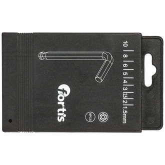 Fortis Winkelschraubendreher-Box 9-tlg. 1,5-10 mm Kugelkopf
