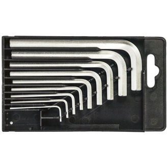 Fortis Winkelschraubendreher-Box 9-tlg. 1,5-10 mm