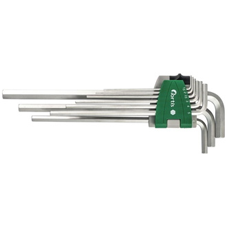 Fortis Winkelschraubendreher-Clip 9-tlg.1,5-10 mm lang