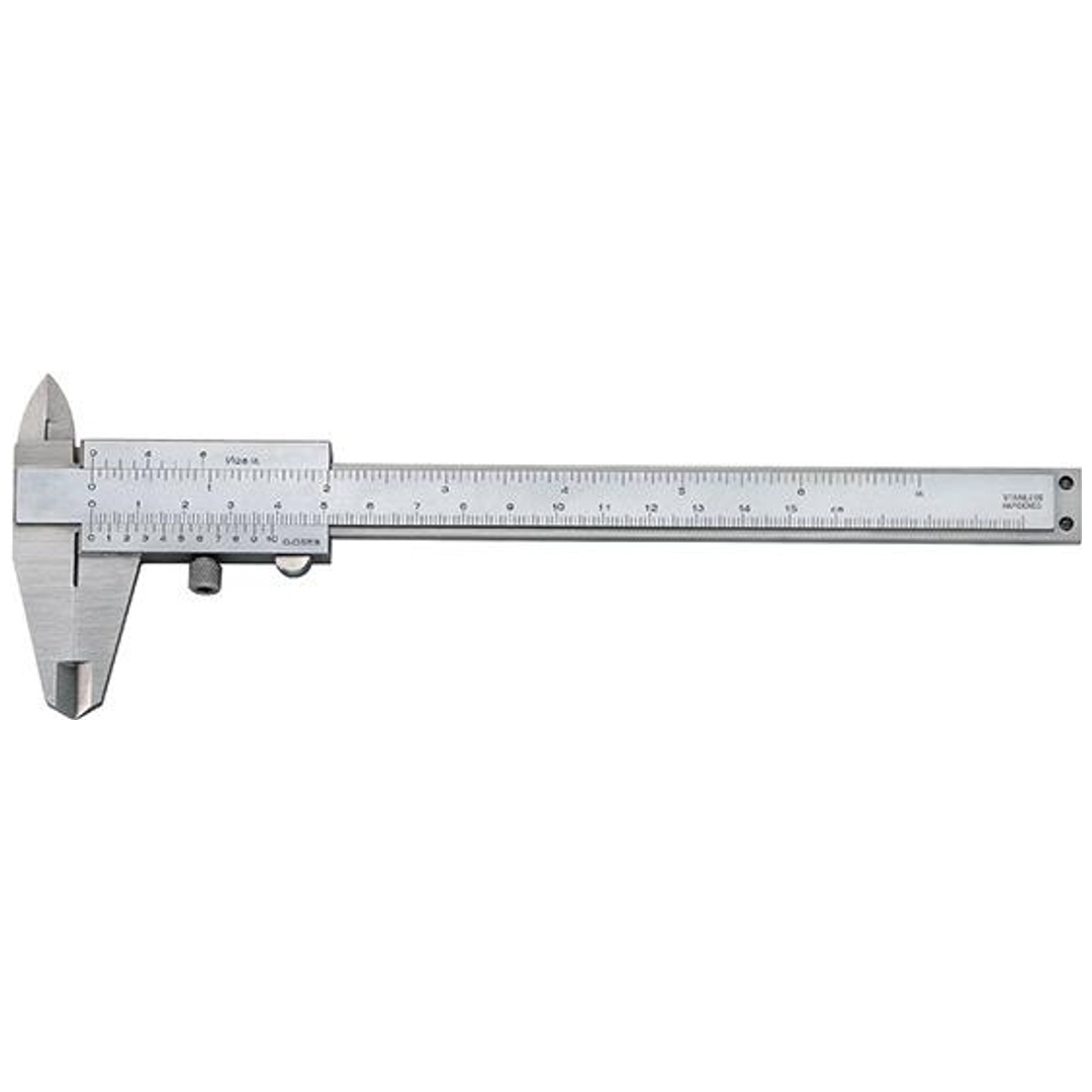 Fortis Taschenmessschieber 150mm Festst. 1/50, 1/1000