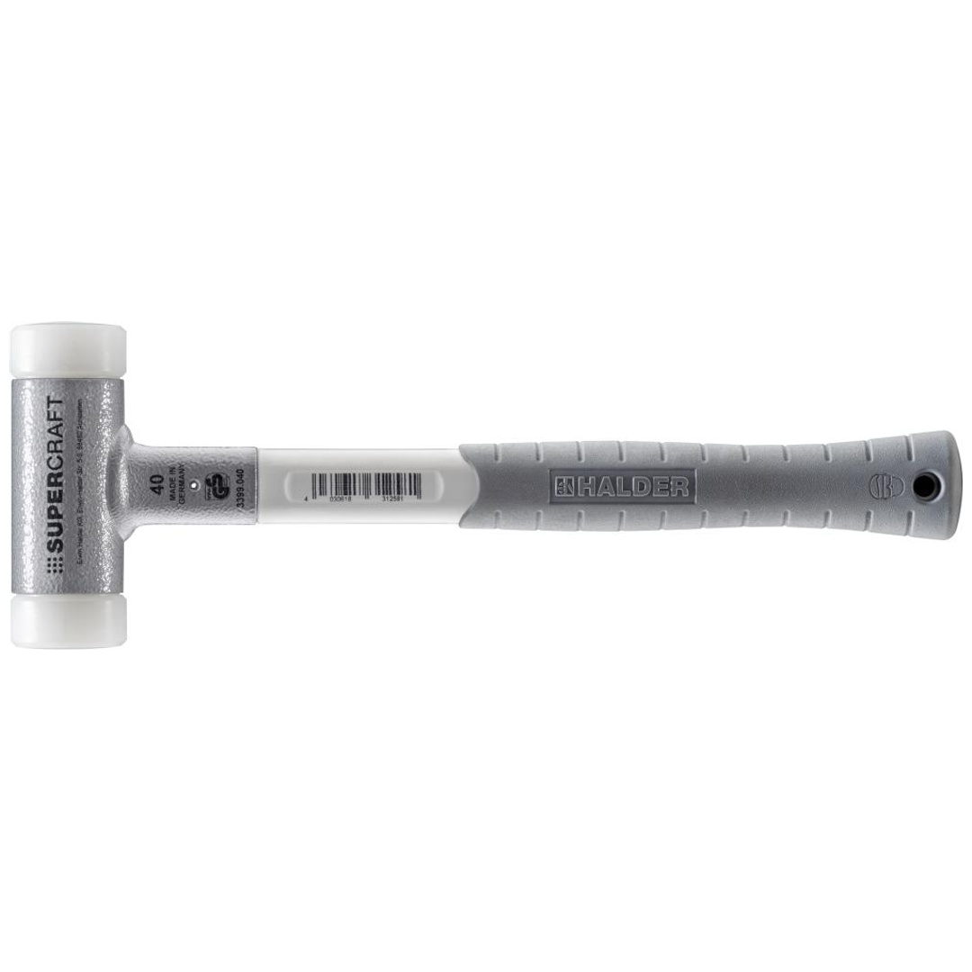 Halder Schonhammer SUPERCRAFT 40mm rückschlagfrei mit 3-Komponentengriff