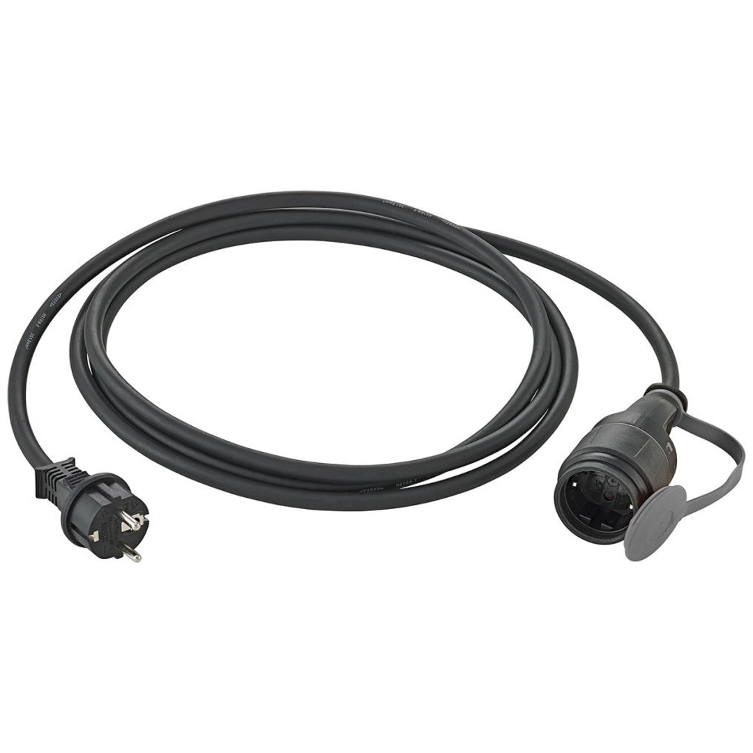 Fortis Schuko-Verlängerungskabel 20m H07RN-F3G1,5 IP44 mit Kabelfixierung