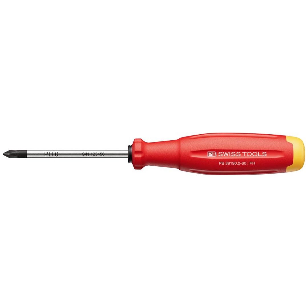 Swiss Tools Schraubendreher PH0x 60mm SwissGrip EVO PB Swiss