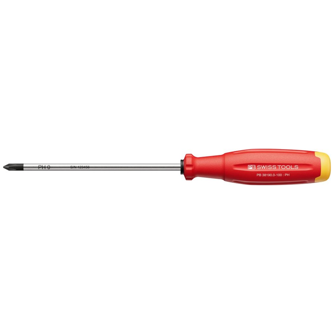 Swiss Tools Schraubendreher PH0x100mm SwissGrip EVO PB Swiss