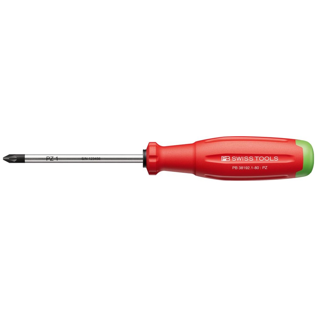 Swiss Tools Schraubendreher PZ1x 80mm SwissGrip EVO PB Swiss