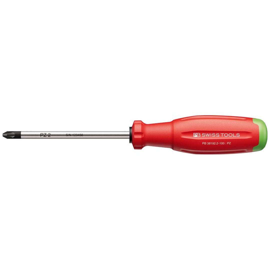 Swiss Tools Schraubendreher PZ2x100mm SwissGrip EVO PB Swiss