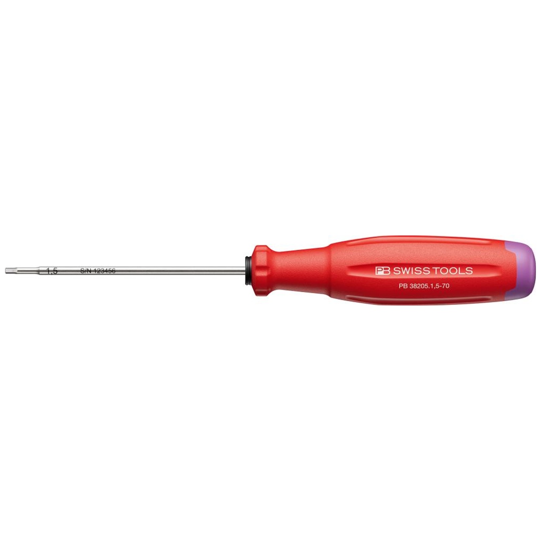 Swiss Tools Schraubendreher Innensechskant 1,5x70mm SwissGrip EVO PB Swiss