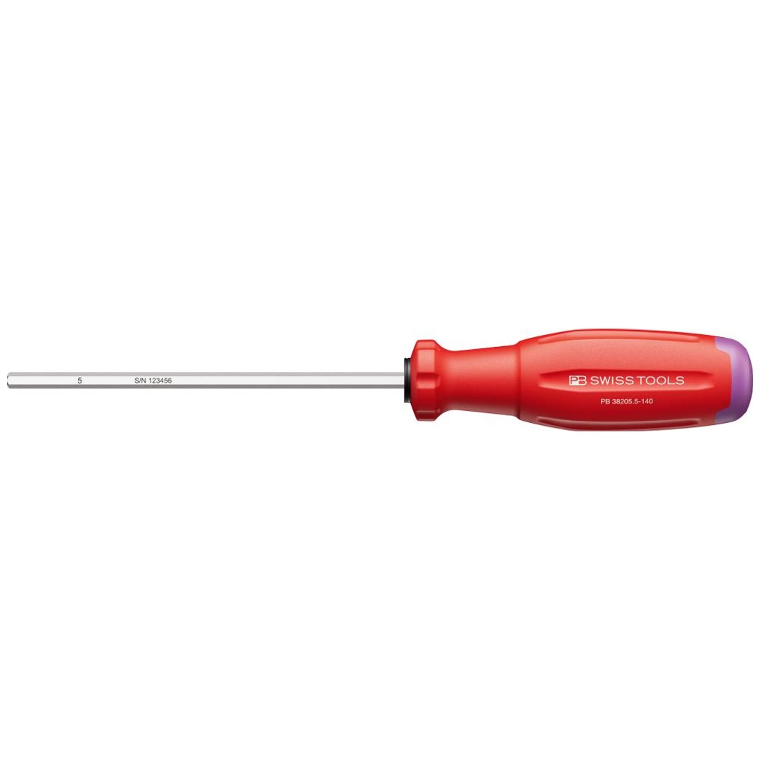 Swiss Tools Schraubendreher Innensechskant 5x140mm SwissGrip EVO PB Swiss