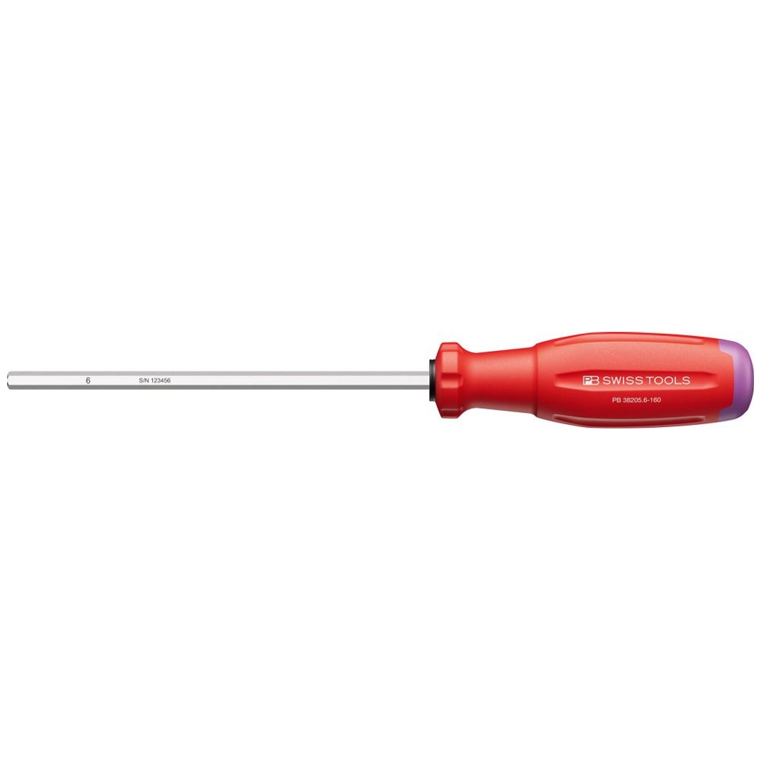 Swiss Tools Schraubendreher Innensechskant 6x160mm SwissGrip EVO PB Swiss