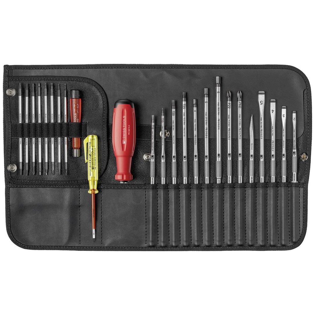 Swiss Tools Wechselklingen-Satz 25-tlg. in Rolltasche