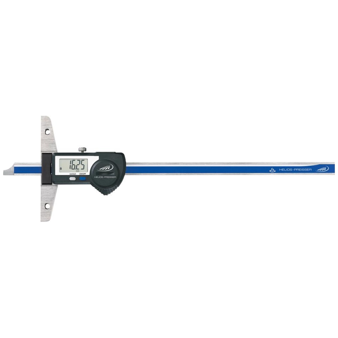 HELIOS PREISSER Digi. Tiefenmessschieber IP67 DIGI-MET 300mm INOX gerade Messtange