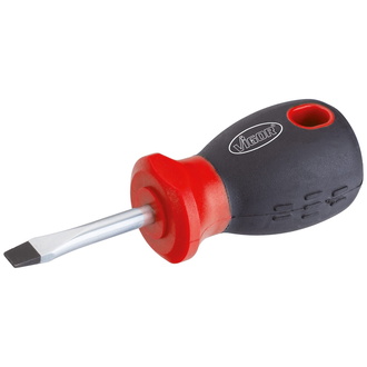 VIGOR Schraubendreher, kurz, Schlitz Profil, SW 1 x 5,5 mm