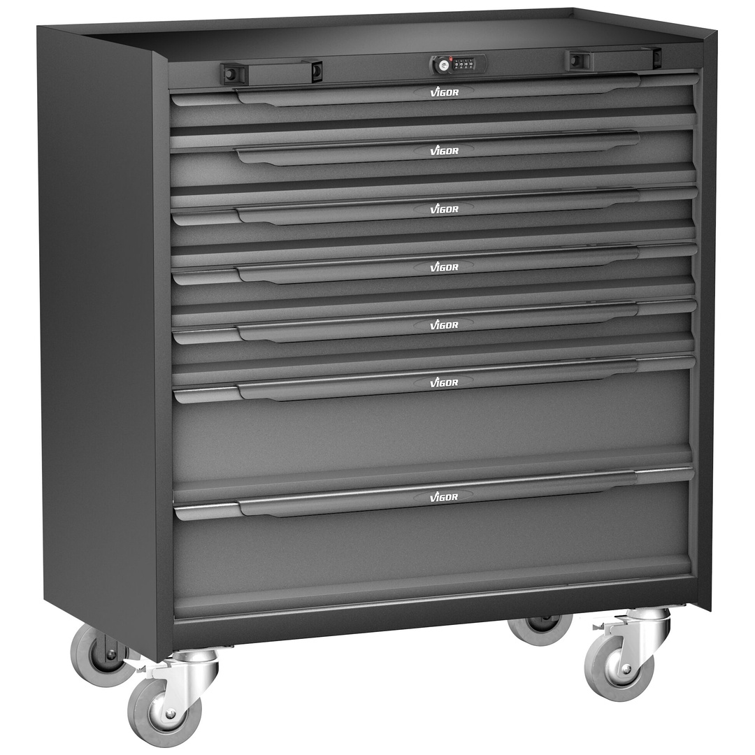 VIGOR Werkstattwagen für VIGOR Schrankwand-System, 833 mm, (LxBxH) 861 x 459 x 940 mm