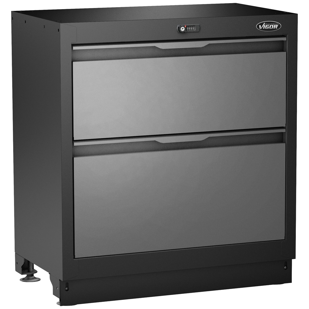 VIGOR Schubladen-Unterschrank, 2 Schubladen, (LxBxH) 861 x 500 x 950 mm