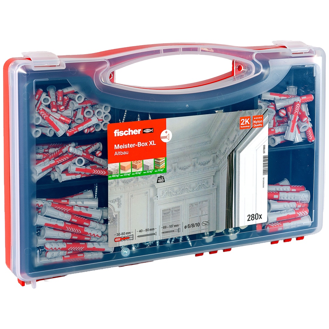 Fischer Meister-Box XL Altbau + Schrauben (280)