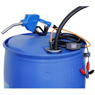 Cemo Elektropumpe CENTRI SP 30, 12V, für AdBlue-, Frischwasser und Kühlerfrostschutzmittel, 4m Kabel+Schlauch, Automatik-Zapfventil