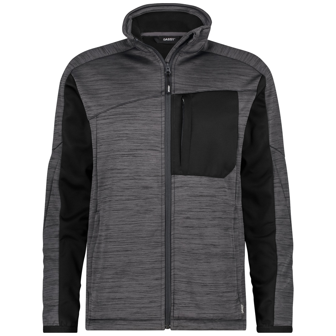 Dassy Midlayer-Jacke Convex Next 300568 PESRE38 Gr. XL anthrazit/schwarz