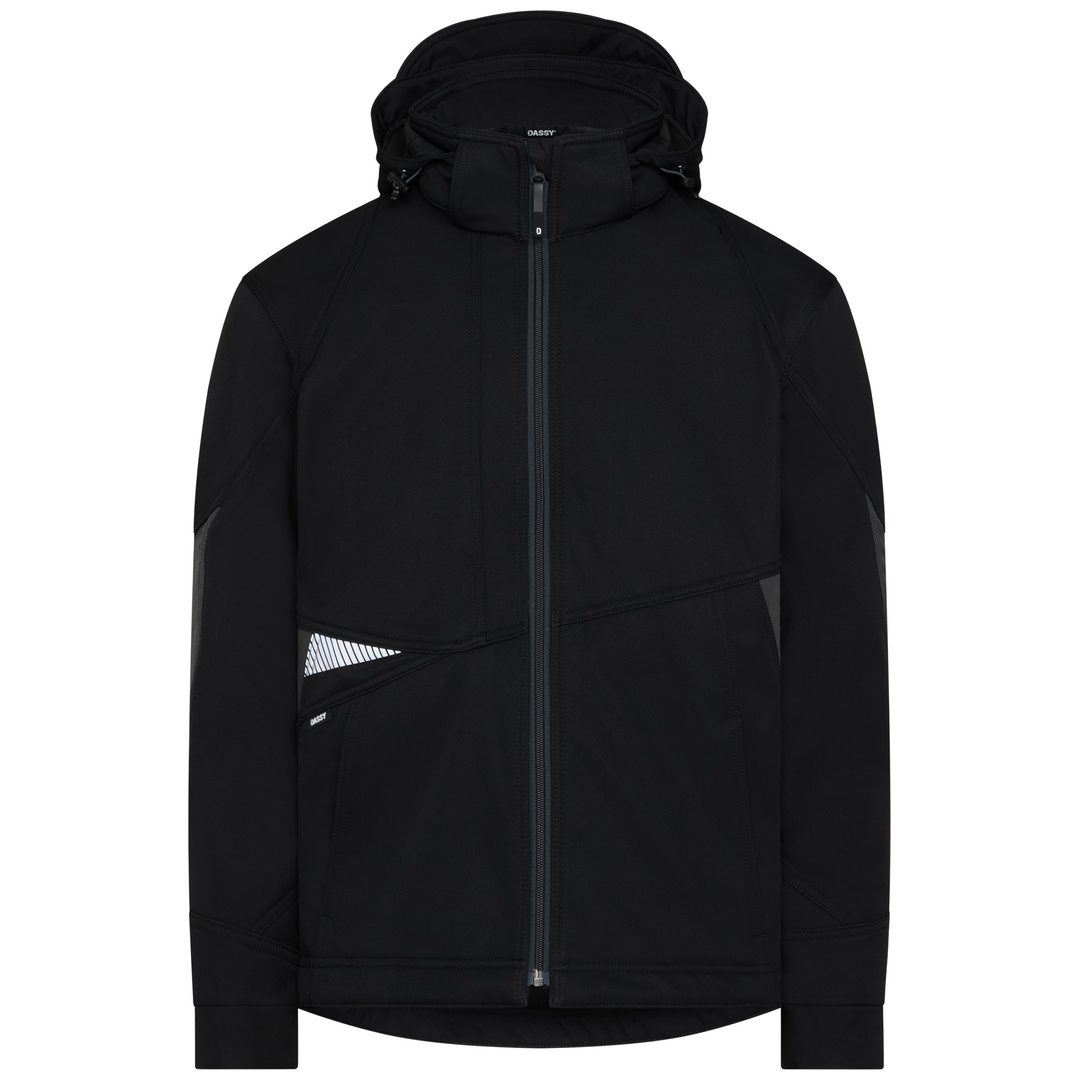 Dassy Softshelljacke Gravity Next 300574 PESRE21 Gr. M schwarz/anthrazit