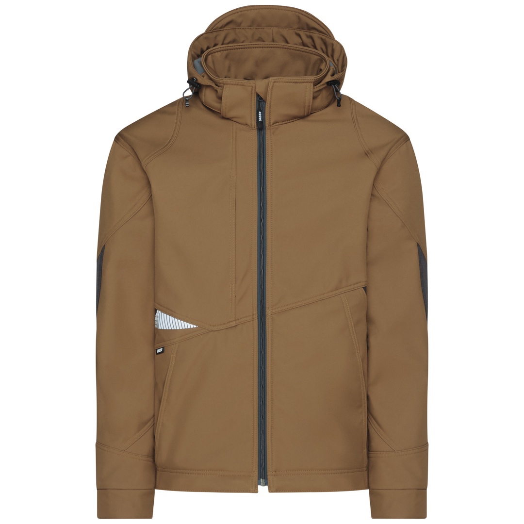 Dassy Softshelljacke Gravity Next 300574 PESRE21 Gr. 4XL lehmbraun/anthrazit