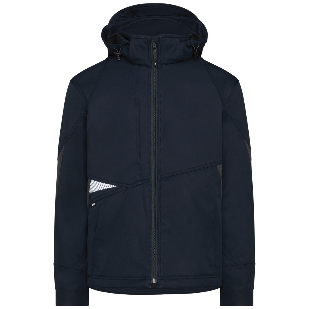 Dassy Softshelljacke Gravity Next 300574 PESRE21 Gr. M Nachtblau/anthrazit