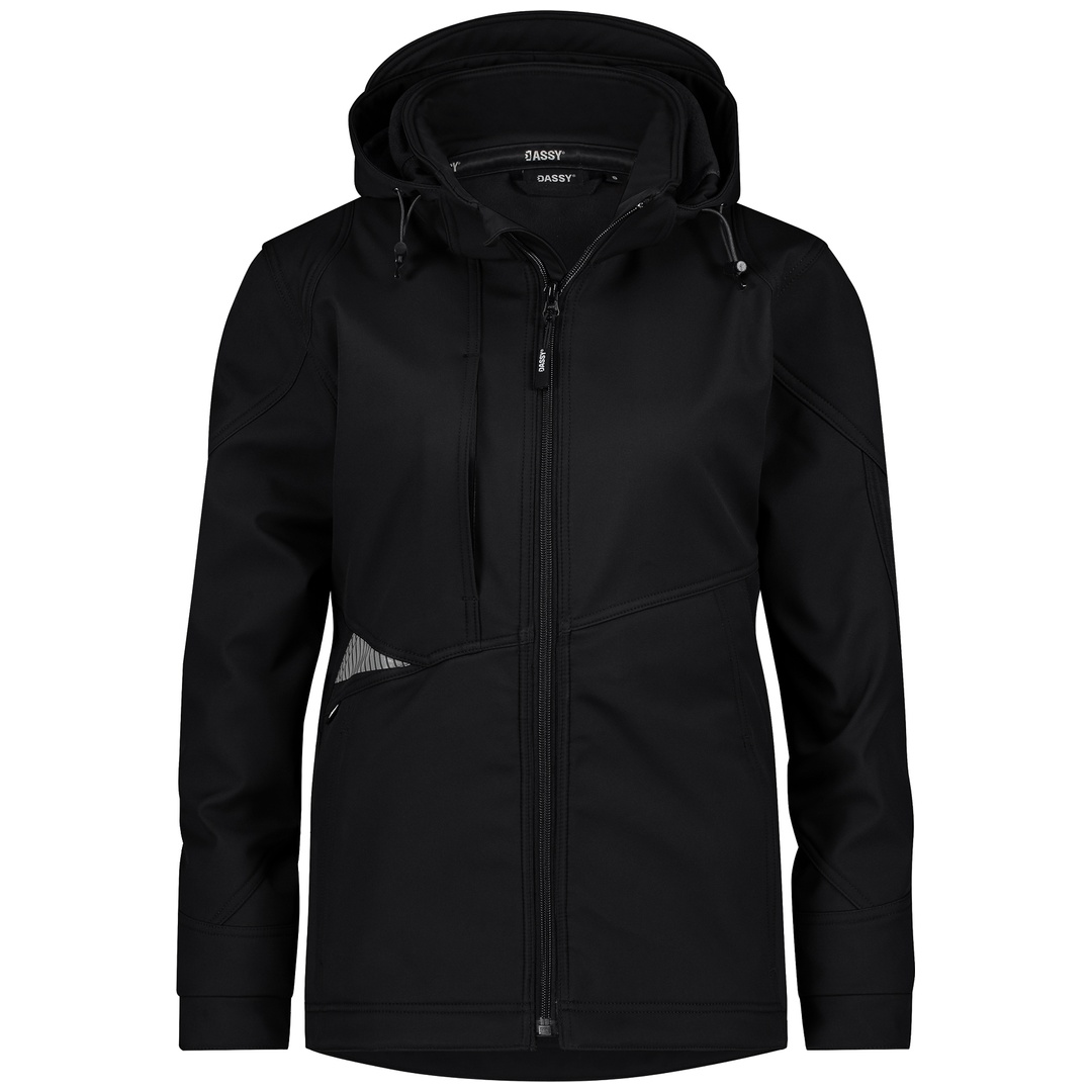 Dassy Softshelljacke Damen Gravity Next 300581 PESRE21 Gr. L schwarz/anthrazit