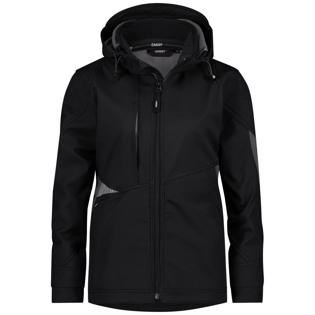 Dassy Softshelljacke Damen Gravity Next 300581 PESRE21 Gr. 2XL schwarz