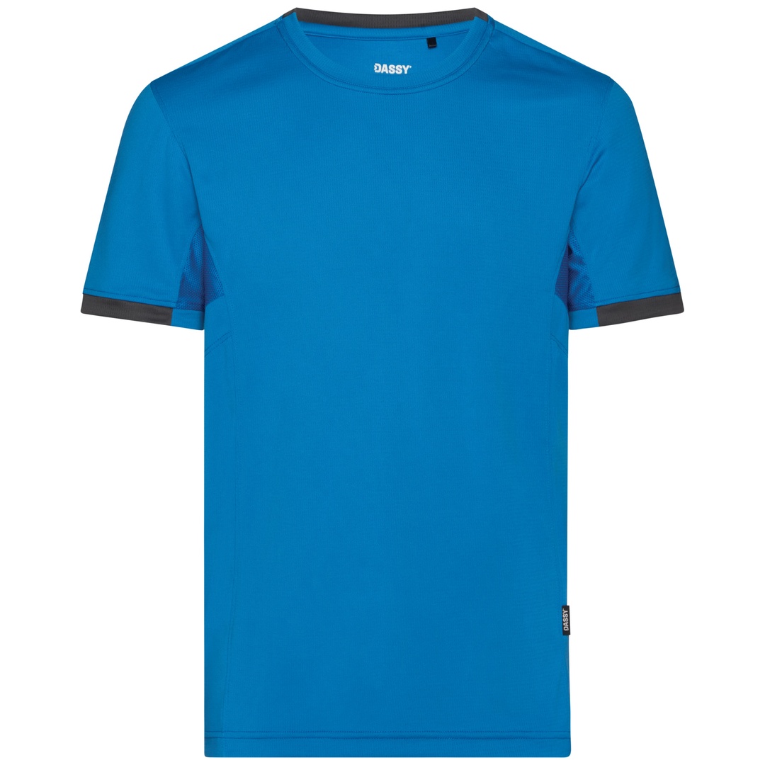 Dassy T-Shirt Nexus Next 710078 PESRE04 Gr. 4XL azurblau/anthrazit